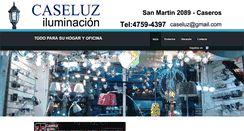 Desktop Screenshot of caseluz.com.ar